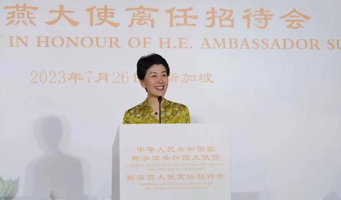 中国驻新加坡大使一年多后即将离任履新